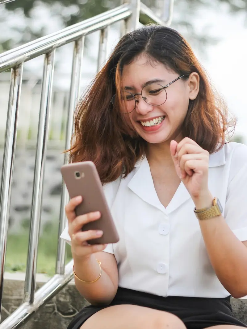 Woman Smiling